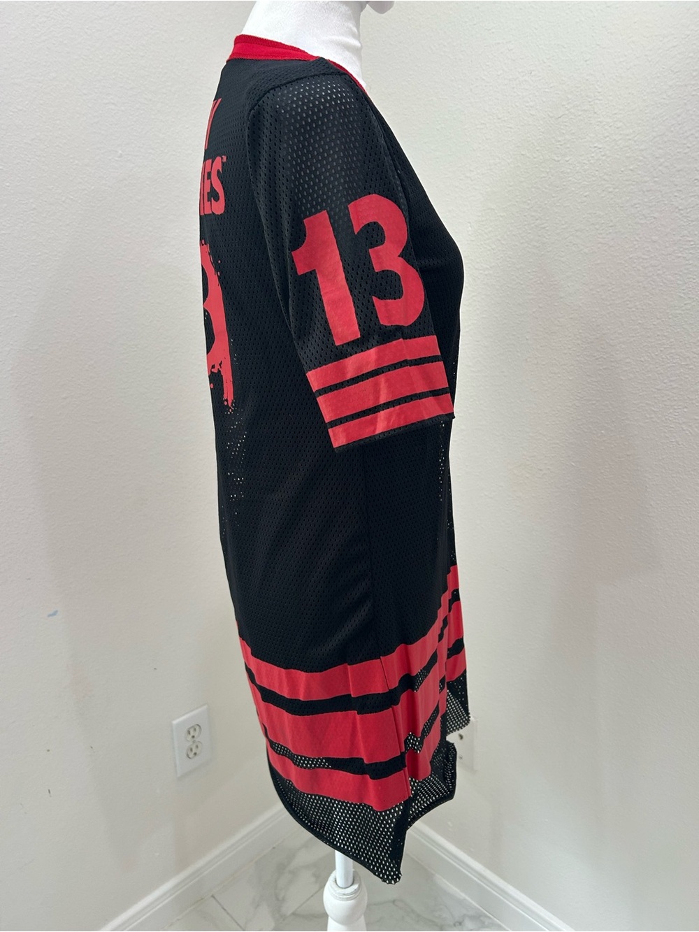 Friday the 13th Jason Vorhees Horror Mask Graphic Jersey Dress - Picture 7 of 9